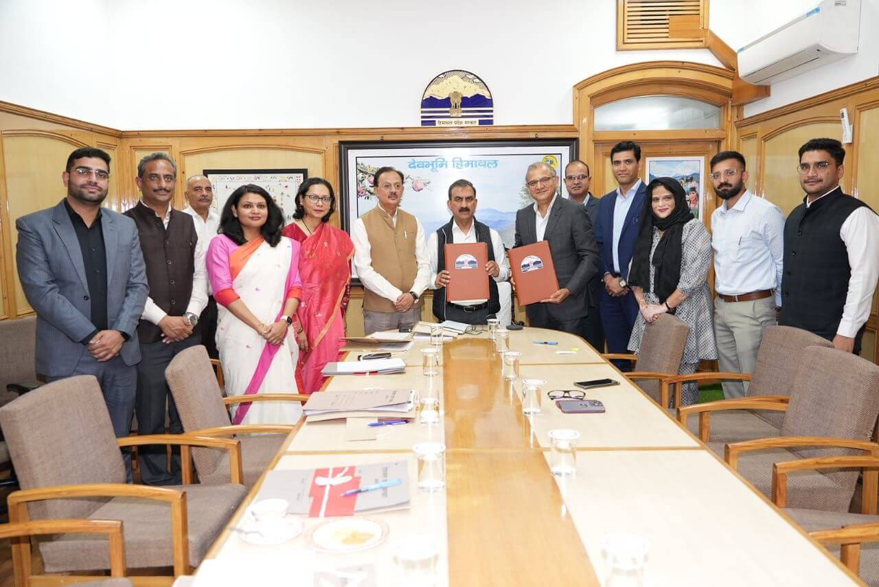 EFS Facilities MoU signing with Himachal Government by UAE India Business Council