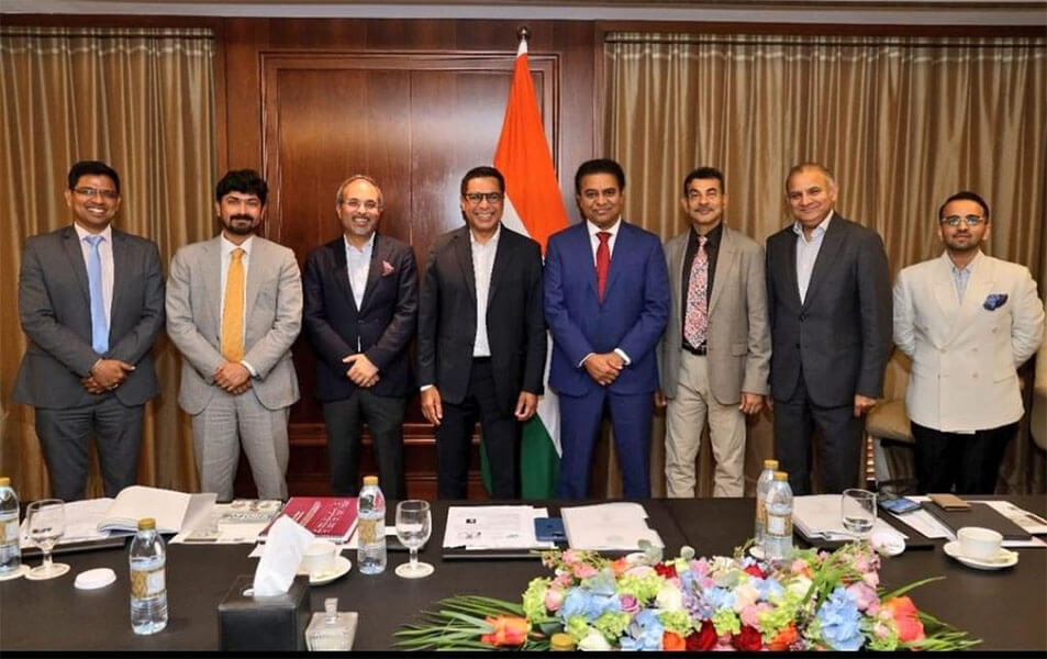Meeting with K. T. Rama Rao covered by UAE India Business Council
